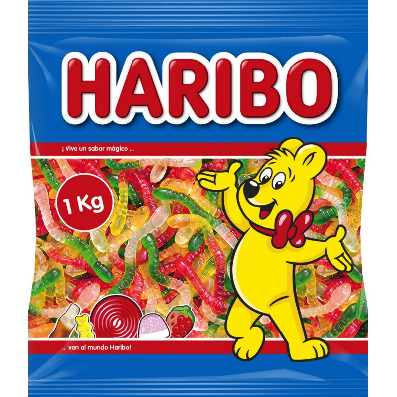 HARIBO GUSANO BRILLO 1 KG