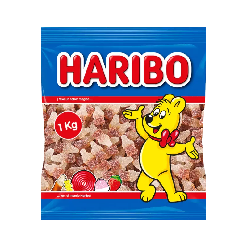HARIBO BOTELLA COCA COLA PICA 1 KG