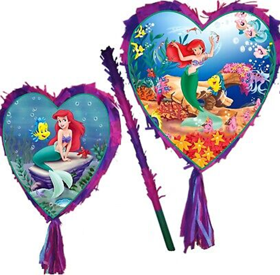 PIÑATA CORAZON DE LA SIRENITA