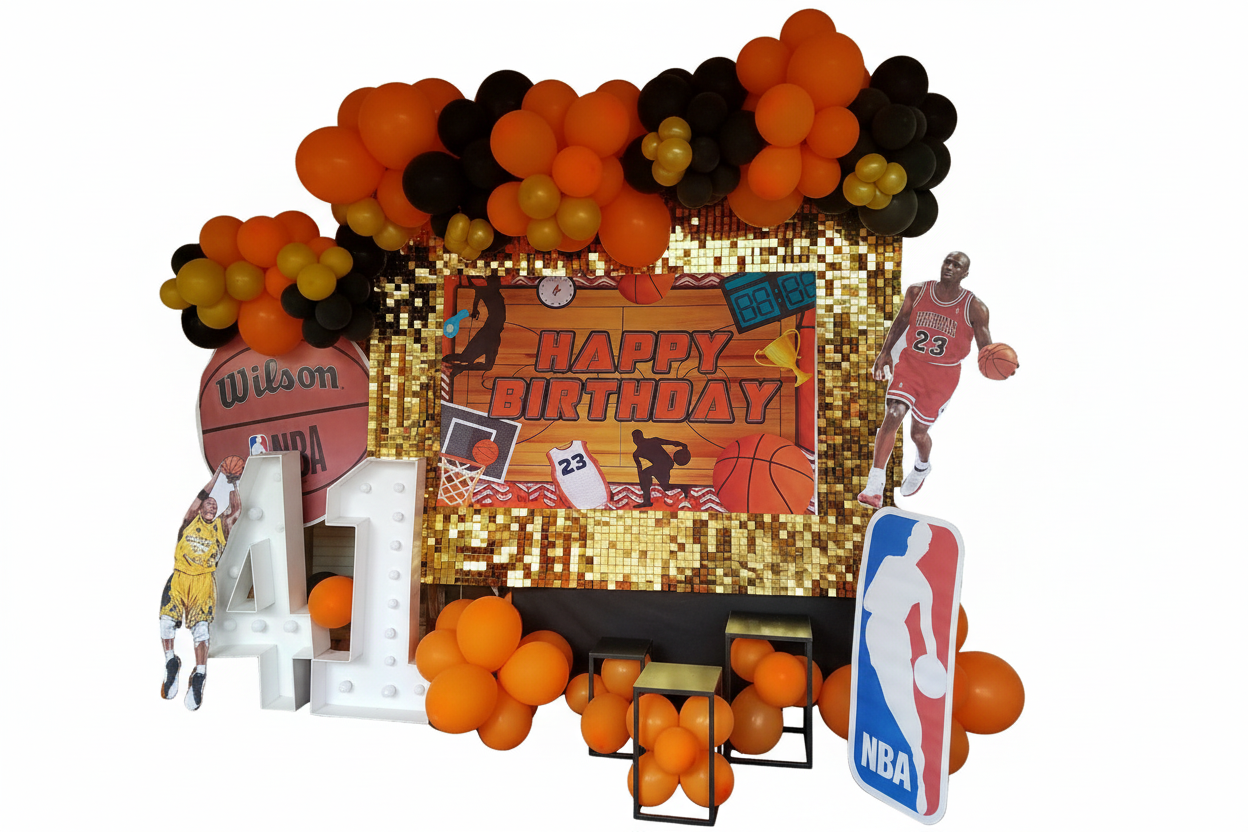 DECORACION TEMATICA BALONCESTO