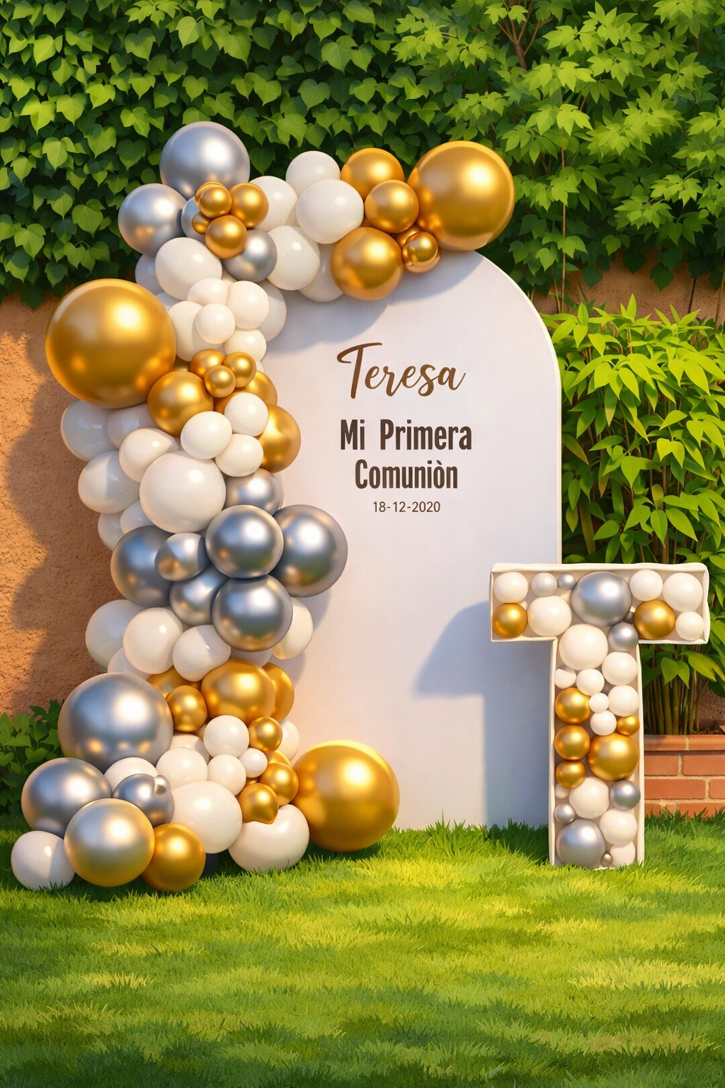 DECORACION COMUNION METAL PRO
