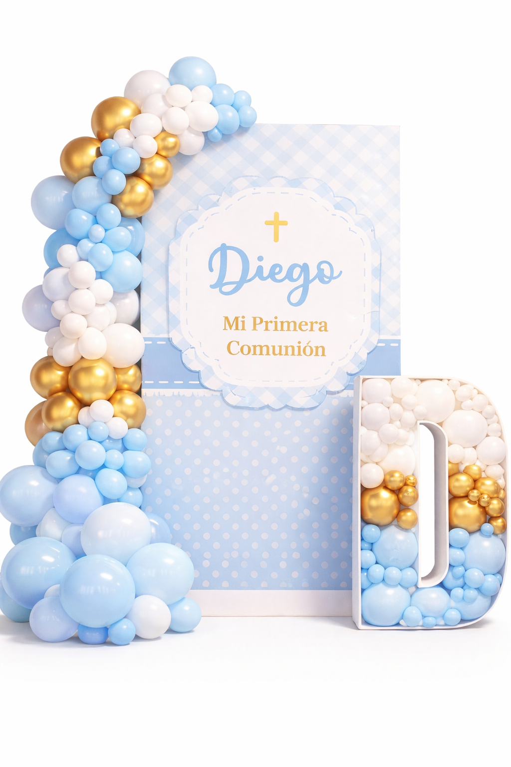 DECORACION COMUNION BLUE SKY