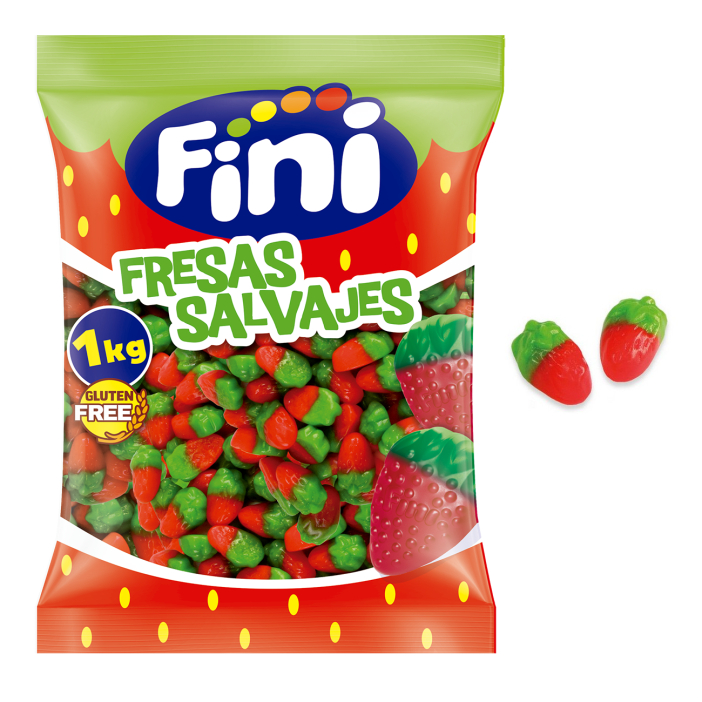 MINI FRESAS SALVAJES FINI SIN GLUTEN 1 KG