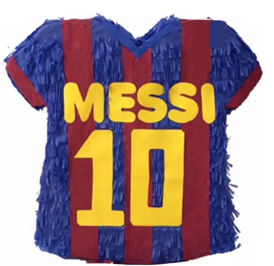 PIÑATA CAMISETA FUTBOL MESSI BARCELONA
