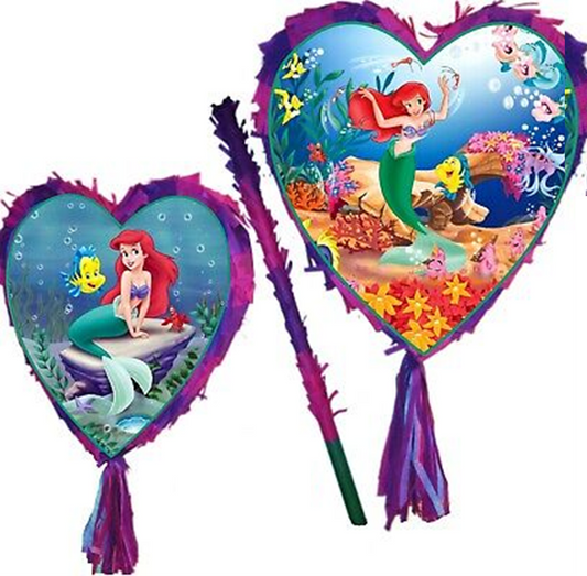 PIÑATA CORAZON DE LA SIRENITA